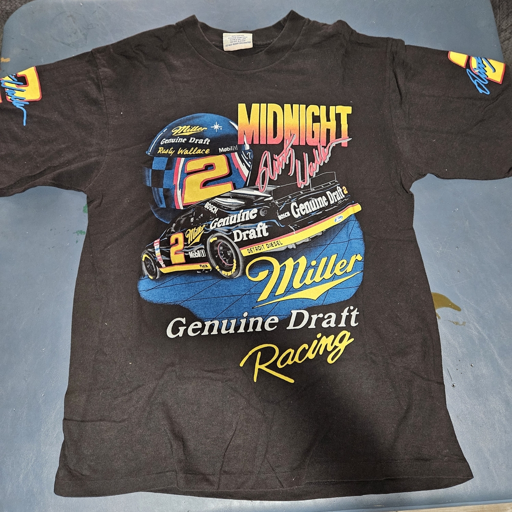 Black Racing Tee - Picture 4 of 5